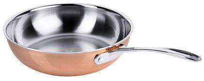 Contacto pan, diep, in koper 28 cm in meerlaags materiaal, 8778/280