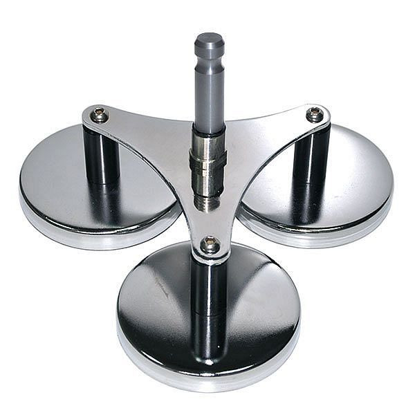 proNIVO Magnetische houder voor GNSS antennes, 3 magneten, met Leica spigot, 218-MF3-L