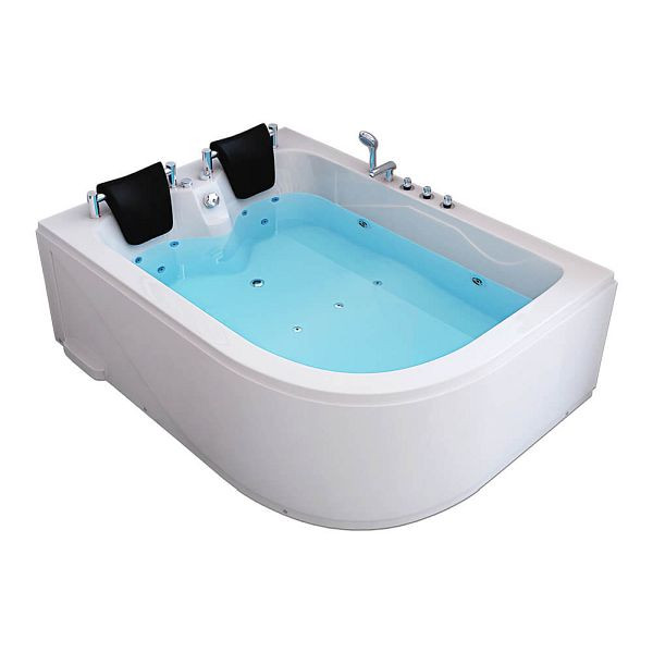 HOME DELUXE Binnenwhirlpool BLUE OCEAN - XL 180 x 120 cm Rechts, 4825