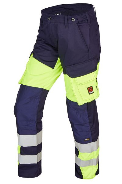 ROFA broek 2499, maat 29, kleur 488-marine-lichtgeel, 5702499-488-29