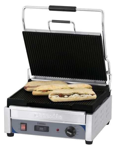 Casselin Panini-Grill L - Premium - Gegroefd / Gegroefd met timer, CGPRRGPT