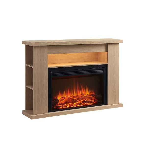 BALDERIA Ruby elektrische haard, 2000 W, lichtbruin, EF376A-MT376E-NO