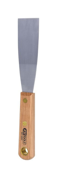 KS Tools roestvrijstalen spatel, 38 mm, met houten handvat, 907.2262