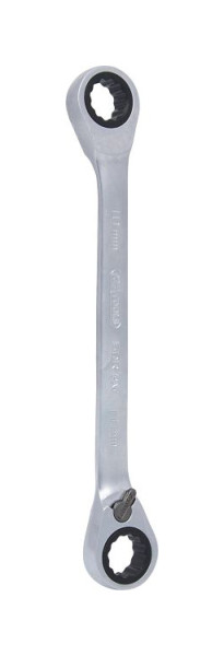KS Tools GEARplus dubbele ratelringsleutel omschakelbaar 10x11mm, 503.4573
