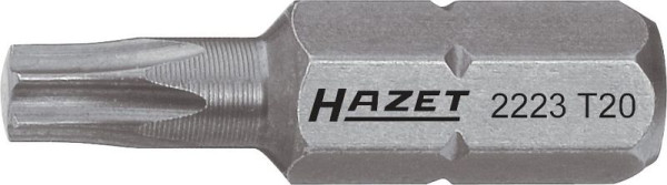 Hazet bit, massief zeskant 6,3 (1/4 inch), binnen TORX® profiel, T15, 2223-T15