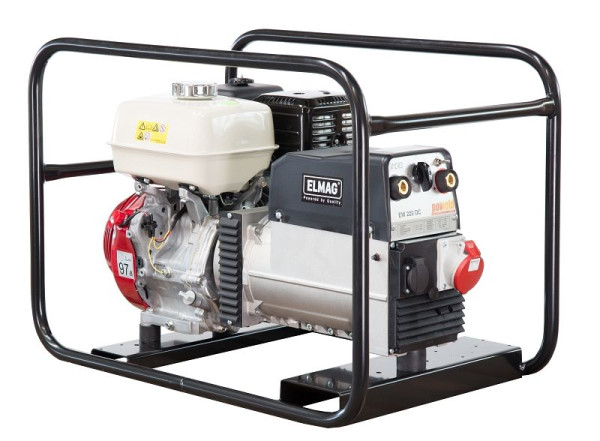 ELMAG lasstroomgenerator SEB 200X, met HONDA motor GX390, 53123