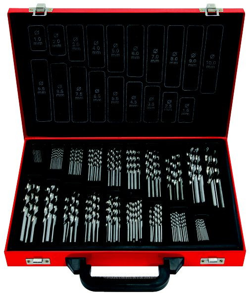 KS Tools HSS-G Co 5 spiraalborenset, 170-delig, 1-10 mm, 330.3640