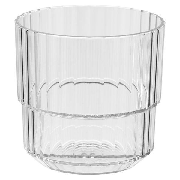 APS drinkbeker -LINEA-, Ø 8,5 cm, hoogte: 8 cm, Tritan, 220 ml, kleur: glashelder, verpakking van 48, 10561