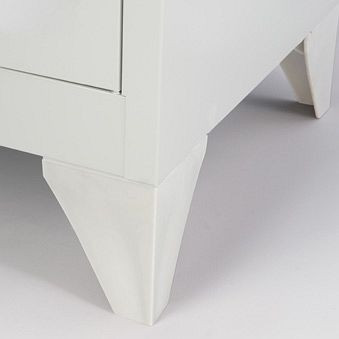 Bisley polypropyleen poten voor MonoBloc™ garderobe- en lockersystemen, ongeverfd, verpakking van 4, MLMPF800