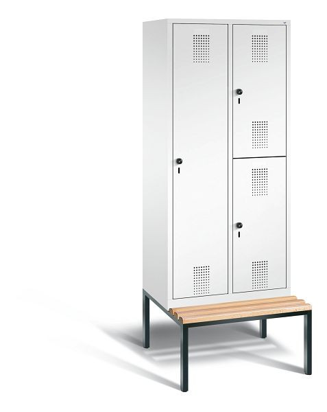 C+P cijferslot Evolo, H2090xW810xD815mm, kleur: verkeerswit, 48650-22 S10025