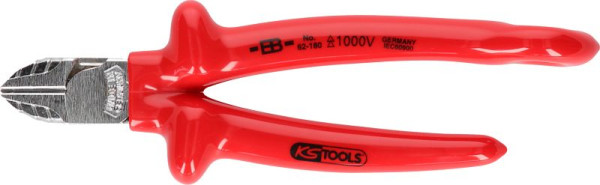 KS Tools 1000V zijsnijder met veiligheidsoog voor veiligheidslijn, 117.2204