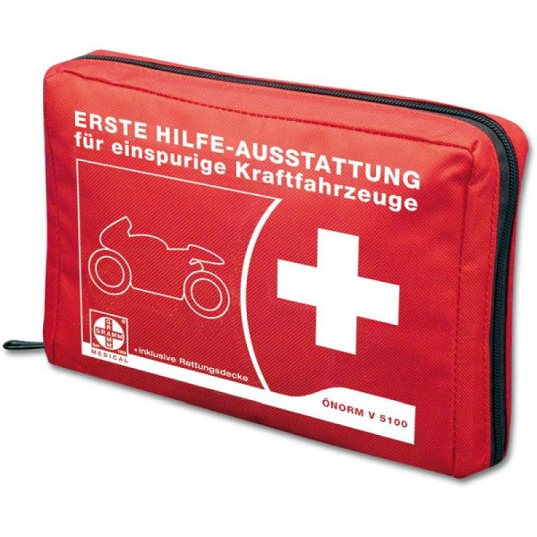 Stein HGS HGS motorfiets EHBO-tas van nylon, inhoud volgens ÖNORM V 5100, 150 x 120 x 45 mm, 33254