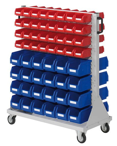 Bedrunka + Hirth trolley maat 3, 112 magazijnbakken, afmetingen in mm (BxDxH): 1000 x 500 x 1230, 04.02.2013