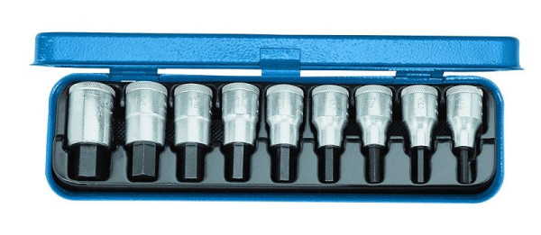 GEDORE schroevendraaierset 1/2" 9-delig 5-17 mm, 6156250