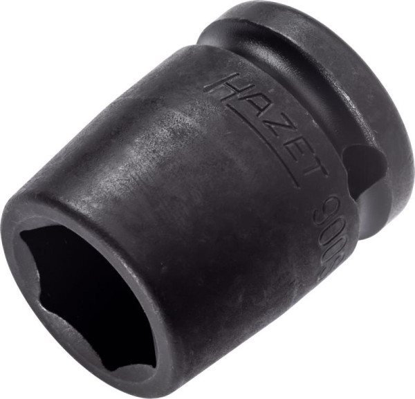 Hazet impact, machine schroevendraaierdop, zeskant, hol vierkant 12,5 mm, buitenzeskant trekprofiel, 18 mm, 900S-18