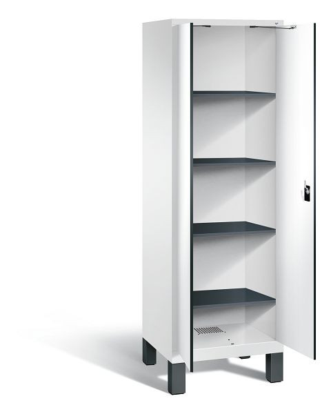 C+P washok Evolo, H1850xB610xD500mm, kleur: verkeerswit / decor wit, 48212-20B S10108