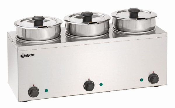 Bartscher Bain Marie Hotpot, 3x pot, 3,5 l, 607035