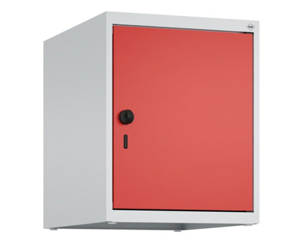C+P kastopzet Classic PLUS, bovenkast, 7035/3020, veiligheidsdraaisluiting, 500x400x500mm, 1 vak, 080090-12 S10002