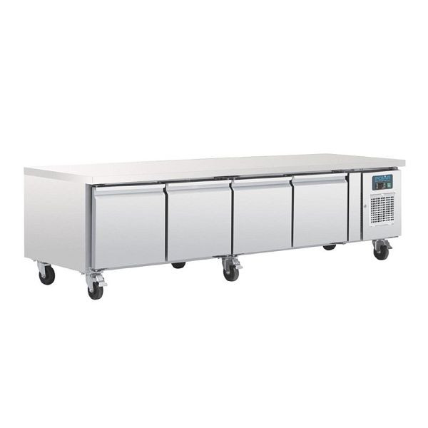 Polar 4-deurs gekoelde toonbank 420L, DA464