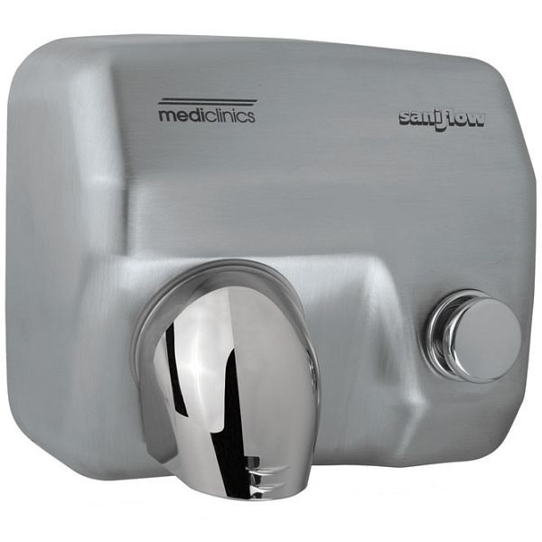 Mediclinics handendroger Saniflow Push geborsteld RVS, 205.549