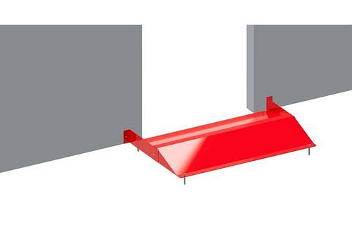 LCF dubbele rampbarrière ter bescherming tegen gevaarlijke stoffen en overstromingen, 1000 x 100 mm, 293058