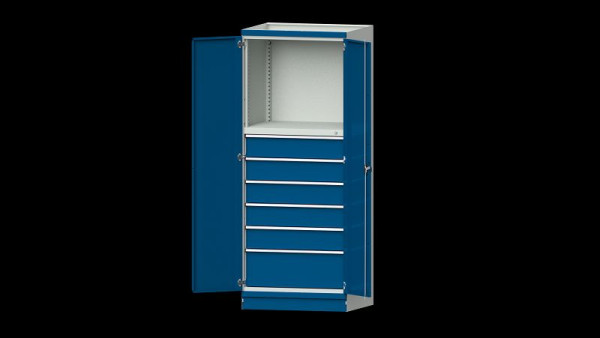 ANKE werkbanken basiskast modulair kastensysteem, serie 910 V, model 4003, 865 x 720 x 2200 mm, RAL 7035/5010, 631.174