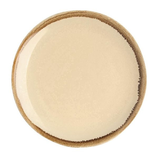 Olympia Oven coupe plaat zandsteen 22,8cm, VE: 6 stuks, SA284