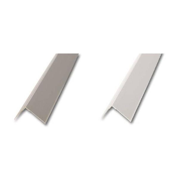 Stein HGS HGS hoekbeschermingsprofiel van aluminium, drievoudig gevouwen, 25 x 25 mm geanodiseerd, zilver, 34627