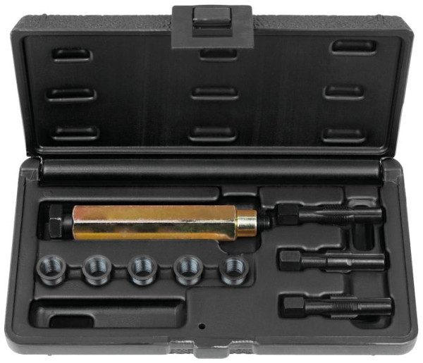 KS Tools THREADfix reparatieset M10x1,25 voor gloeibougies, 9-delig, 150.5050