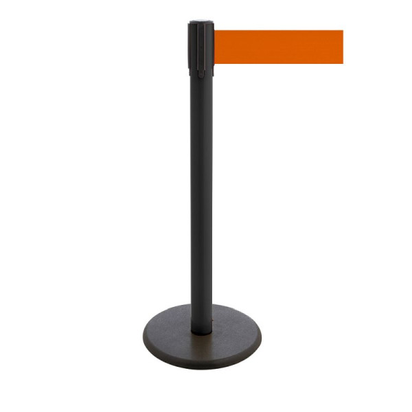 Stein HGS HGS personengeleidingssysteem -P-Line Premium-, zwart, oranje, met magnetisch banduiteinde, bandlengte: 3,8 m, 34241j-2204