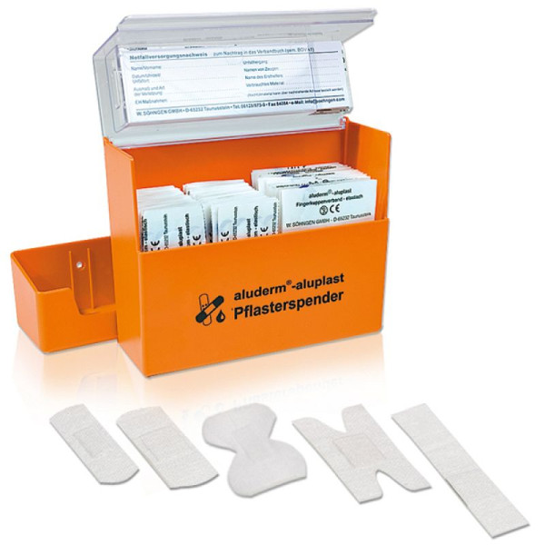 Stein HGS HGS pleisterdispenser -aluderm®-aluplast-, incl. 115 pleisters, 24929