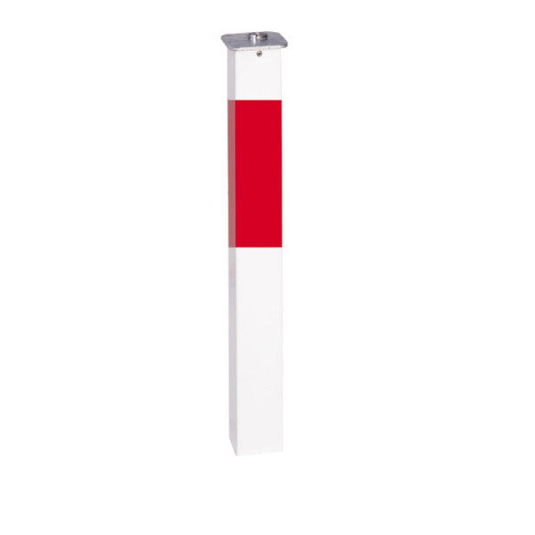 Stein HGS HGS afzetpaal -Acero- 70x70 mm van aluminium, volledig intrekbaar, in inbouw afsluitbaar, gelijksluitend, 13554-vs-02