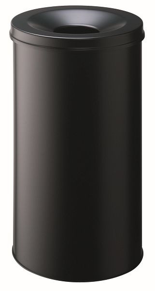 DURABLE prullenbak veilig rond 60, zwart, 330701