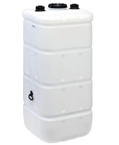 DENIOS dubbelwandige kunststof tank, 750 liter, niveau-indicator, handgat 240 mm, 285-979