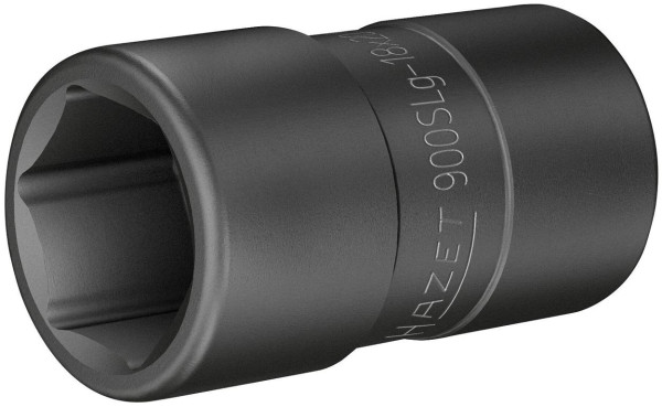 Hazet-dopsleutel FORD wielbouten, hol vierkant 12,5 mm (1/2 inch), buitenzeskant tractieprofiel, 18 x 20 mm, 900SLG-18X20