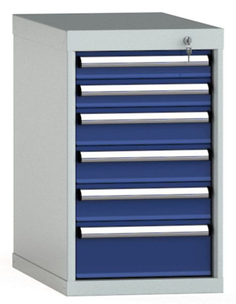 KLW ladekast 700 x 419 x 750 mm H x B x D, inbouwmaten: 600 mm, indeling: 18x36 stuks, SDB0700-06EP-001