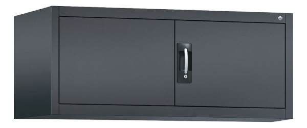 C+P bovenkast Acurado, H500xB1200xD600mm, kleur: zwartgrijs, verzonken handgreep, 9494-000 S10028
