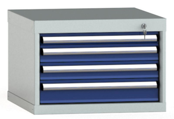 KLW ladekast 400 x 572 x 605 mm H x B x D, inbouwmaten: 300 mm, indeling: 27x27 stuks, SEA0400-04EP-001