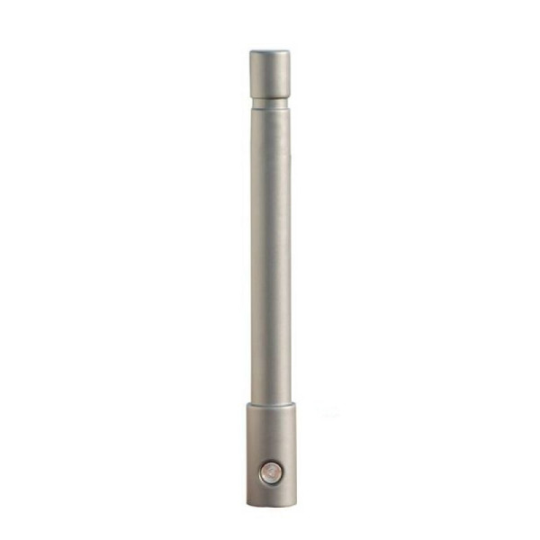 Stone HGS stijl tuinpaal -Leto-, afneembaar met 3p techniek, (driehoekslot), inclusief bodemhuls, RAL 6005 mosgroen, 40049-03