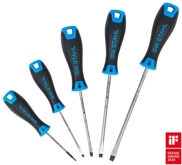 SW stalen schroevendraaierset, gleuf, 5 stuks, 32811L