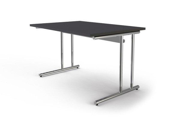 Kerkmann bureau B 1200 x D 800 x H 680-820 mm, Artline, kleur: antraciet, 11765013
