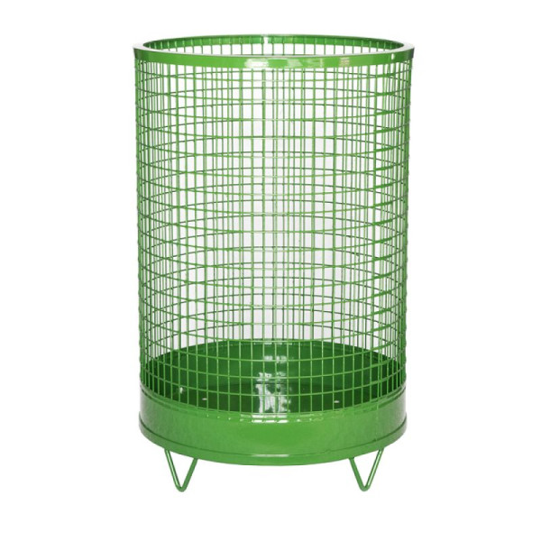 Steen HGS afvalcontainer -Nr. 6-, verzinkt en gecoat grasgroen, (RAL 6010), 19330