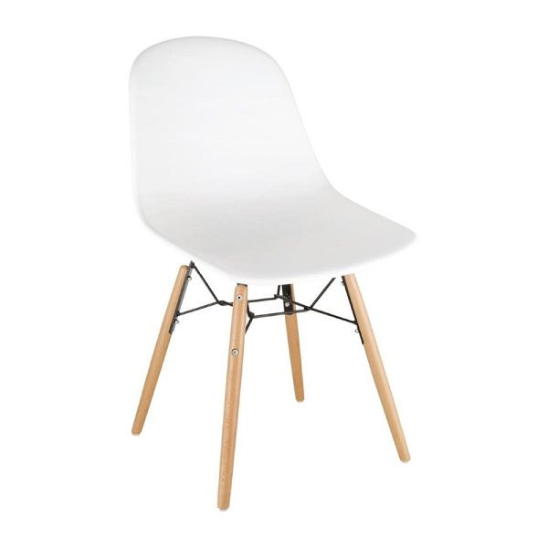 Bolero spindelpoot polypropyleen stoel wit, VE: 2 stuks, DM840