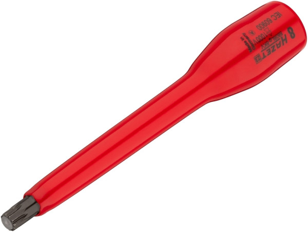 Hazet schroevendraaierdop, hol vierkant 10 mm, intern meertands profiel XZN, M8, lange versie, 8808LG-8KV