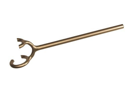 DENIOS handwielsleutel Ø 48 x 80 mm, speciaal brons, vonkvrij, voor Ex-zones, 264-881
