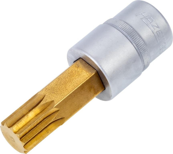 Hazet schroevendraaierdop, hol vierkant 12,5 mm (1/2 inch), intern meertands profiel XZN, M18, 990-18