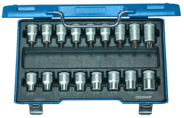 GEDORE schroevendraaierset 1/2" 17-delig, 6129520