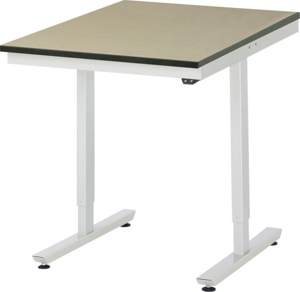 RAU werktafel serie adlatus 150 (elektrisch in hoogte verstelbaar), MDF werkblad, 750x720-1120x1000 mm, 08-AT-075-100-F