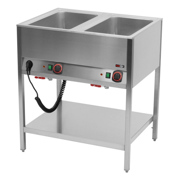 A&S Gastro Bain-Marie station 2x GN 1/1, BMSD 2120