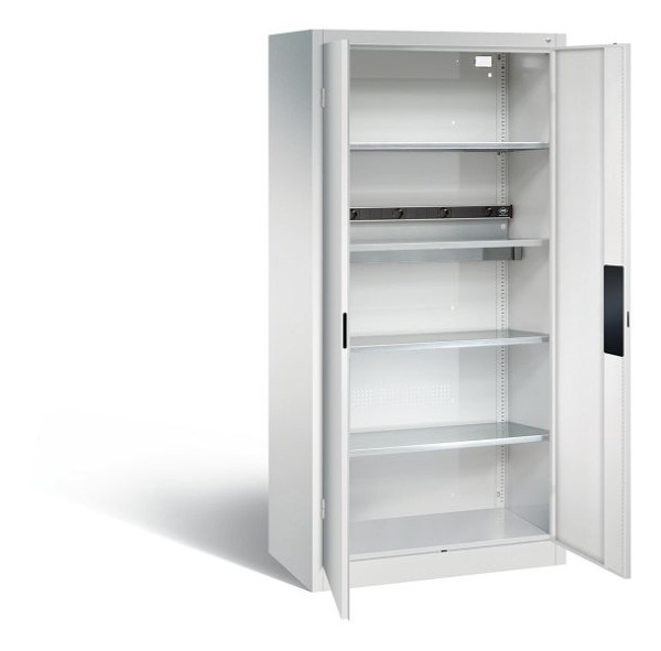 C+P accu laadkast serie 89, H1950xW930xD500mm, kleur: lichtgrijs, verzonken handgreep, 8921-05E1 S10009